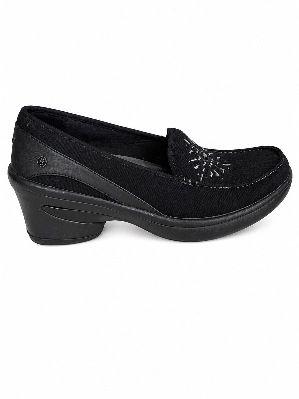Bzees Evie Slip-On Shoes Women’s 9W Black Embellished Comfort Loafers - Picture 4 of 5